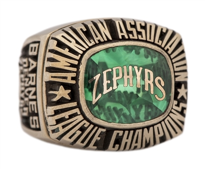 1987 Denver Zephyrs American Association Championship Ring